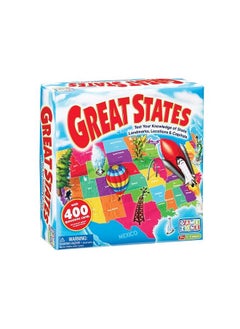 Game Zone Great States Fun And Educational Geography Game For Ages 7+ An Engaging Way To Learn About The 50 States With Friends And Family