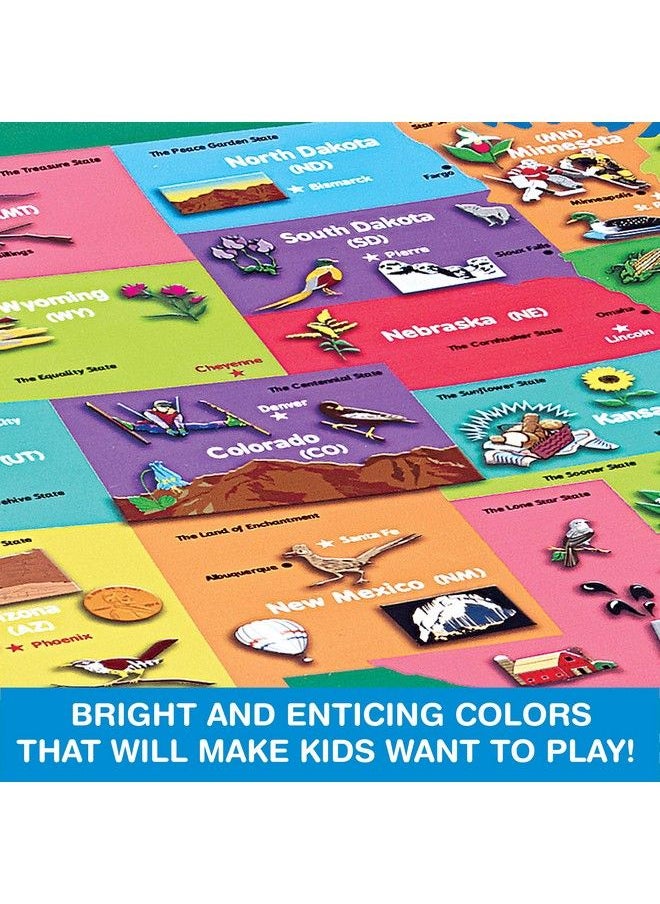 International Playthings - Game Zone Great States Fun And Educational Geography Game For Ages 7+ An Engaging Way To Learn About The 50 States With Friends And Family - Image 1