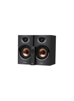 F&D R23BT Portable Bluetooth Speaker - Crystal and natural sound \ Headphone jack \ Support Optical, AUX, Bluetooth and USB input \ panel controls for volume, bass & treble - Black