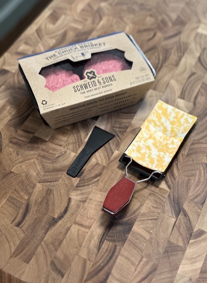 Outset Non-Stick Cheese Melt Pan, Carbon Steel Raclette - Image 3