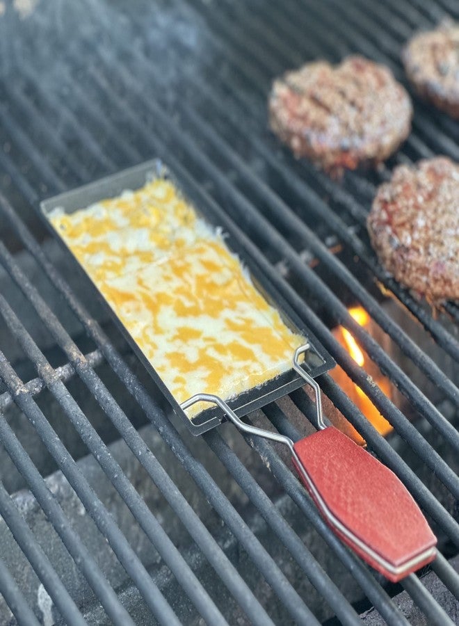 Outset Non-Stick Cheese Melt Pan, Carbon Steel Raclette - Image 2