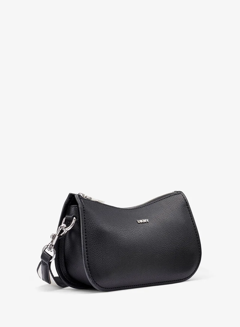DKNY BLACK/SILVER Nessa Shoulder Bag for Women | Best Price UAE