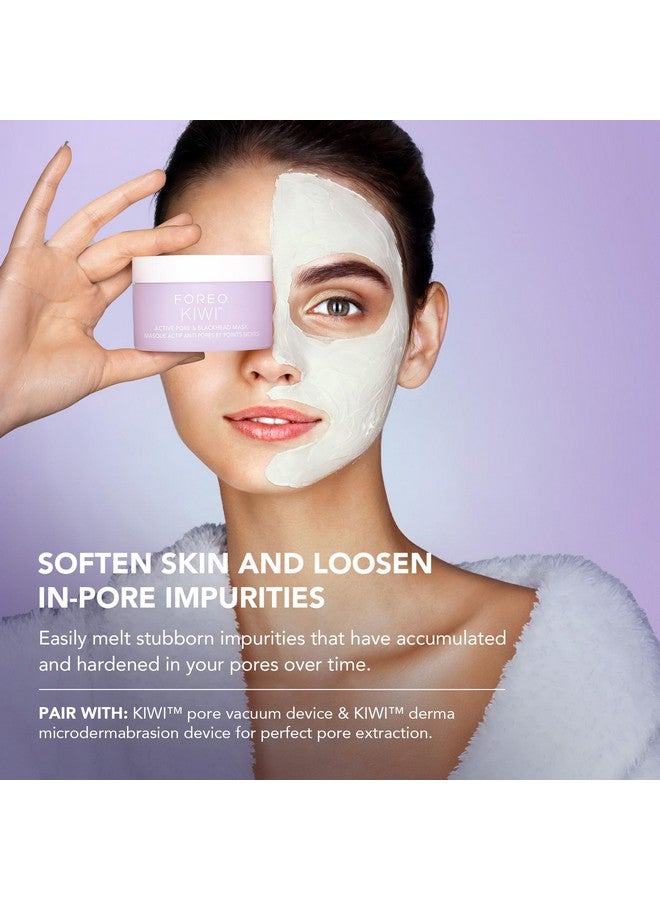 فوريو قناع فوريو كيوي النشط للمسام والرؤوس السوداء، 3.5 أونصة - مزيل للرؤوس السوداء - قناع طيني وزيت الجوجوبا المرطب - مُقلل للمسام - قناع لتنقية البشرة وإزالة السموم من الوجه - نباتي وخالٍ من القسوة - لجميع أنواع البشرة - Image 4