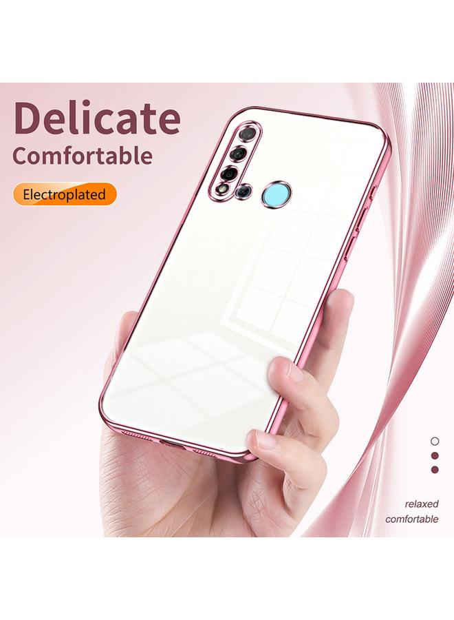 S-TOP Case For Huawei nova 5i / P20 lite 2019 Transparent Plating Fine Hole Phone Case - Image 5
