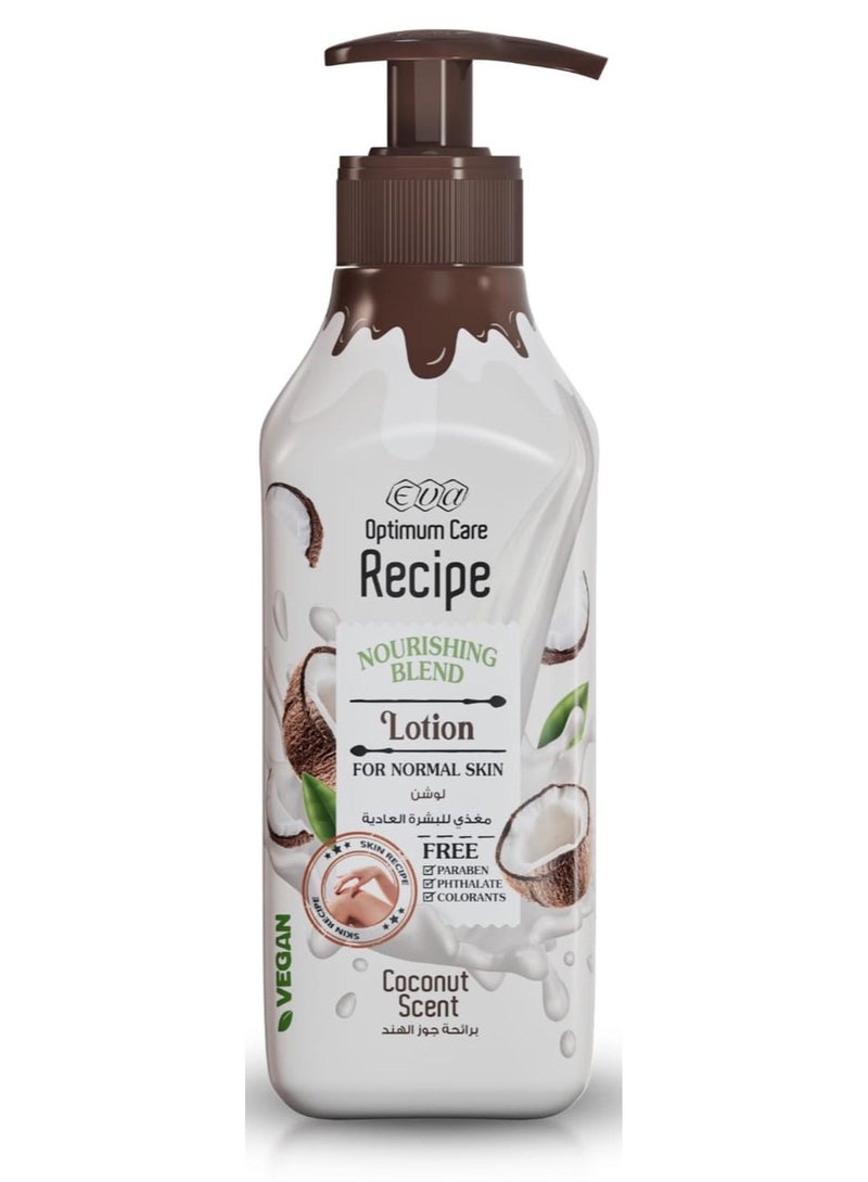 إيفا ايفا بادي لوشن اوبتيمم  مغذي للبشره العاديه برائحة جوز الهند 370 ml