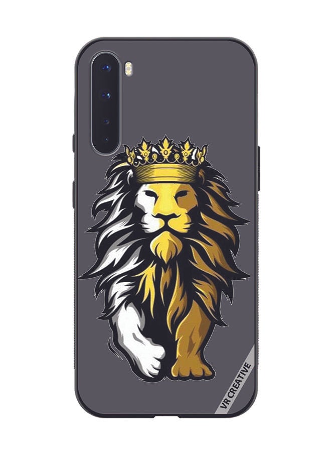 VR CREATIVE Protective Case Cover For OnePlus Nord Lion Design Multicolour - Image 1