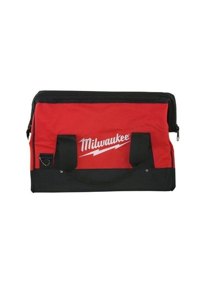 Milwaukee Milwaukee 17 Inch Heavy Duty Canvas Tool Bag with 6 Interior Pockets, Reinforced Bottom, and Strap Ring (Shoulder Strap Not Included) 