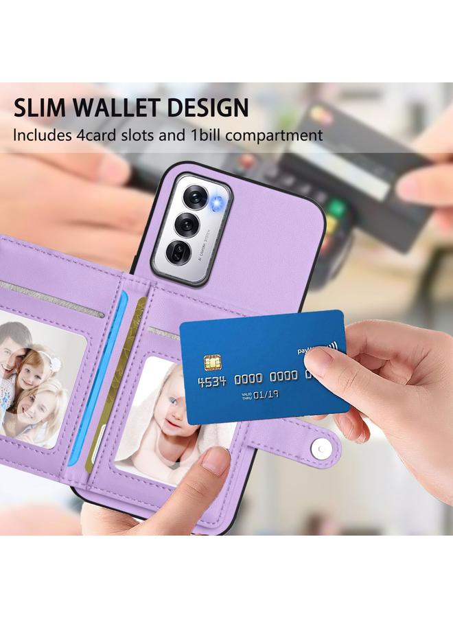 اس-توب جراب لهاتف OPPO Reno12 Global مزود بزر وبطاقة RFID ومضاد للسرقة - Image 5