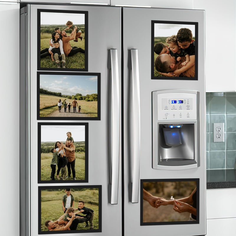 CRUGLA 30 Packs 8.5 x 11 Magnetic Picture Frame Bulk  8.5 by 11 Certificate Frame Document Frames  Magnetic Picture Frames with Self Adhesive Backing for Refrigerator Glass Locker Cubicle - Image 5