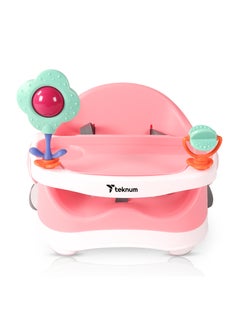 TEKNUM Portable Booster Chair With 3-point Safety Belt - Pink  - Image 2