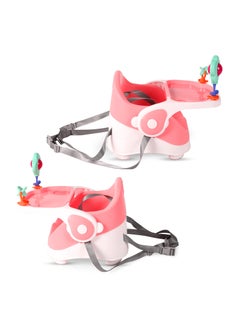 TEKNUM Portable Booster Chair With 3-point Safety Belt - Pink  - Image 5