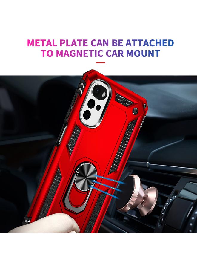 اس-توب جراب لهاتف Motorola Moto G22 مقاوم للصدمات مصنوع من مادة TPU + حامل كمبيوتر شخصي - Image 4