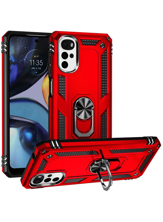 اس-توب جراب لهاتف Motorola Moto G22 مقاوم للصدمات مصنوع من مادة TPU + حامل كمبيوتر شخصي - Image 1