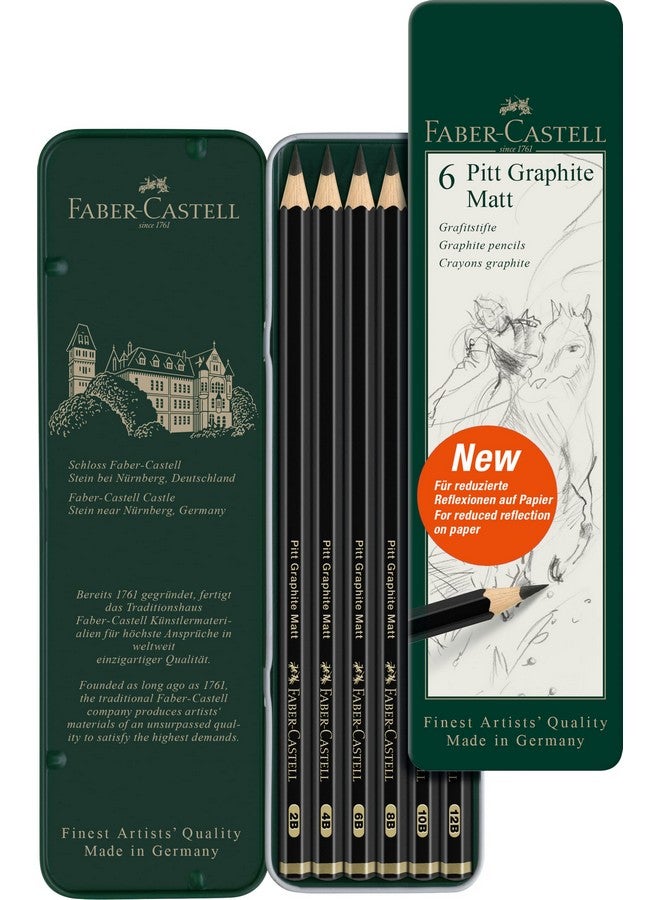 FABER-CASTELL Faber-Castell Pitt Graphite Matt-Set of 6  - Image 1