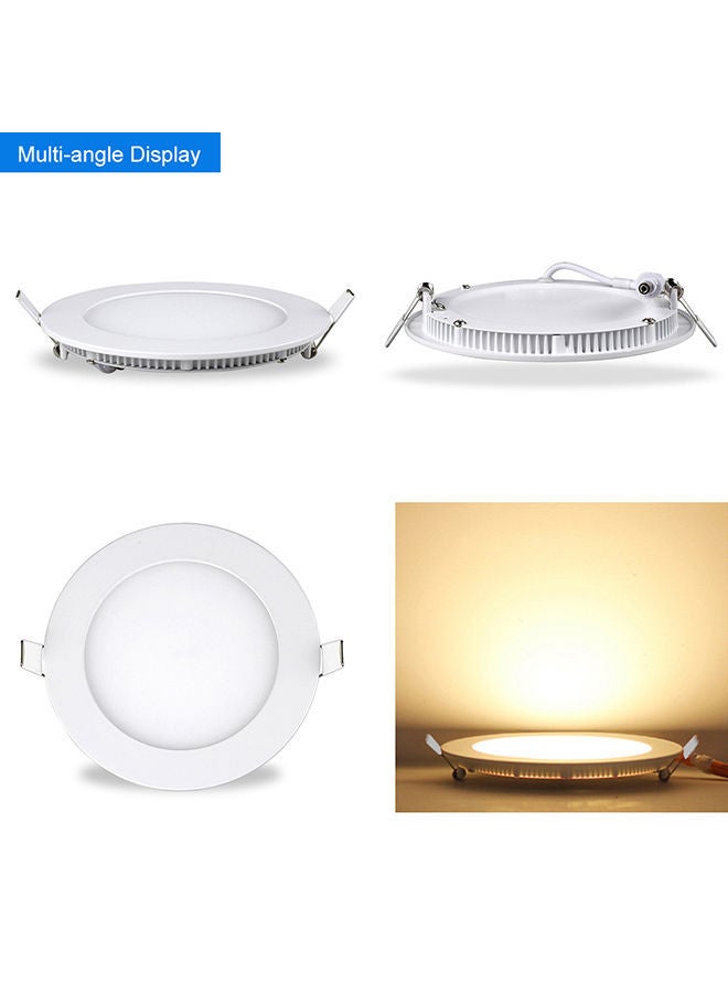 NIBEMINENT Recessed Ceiling Panel Lamp Warm White 25.80x2.80x22.70centimeter - Image 3