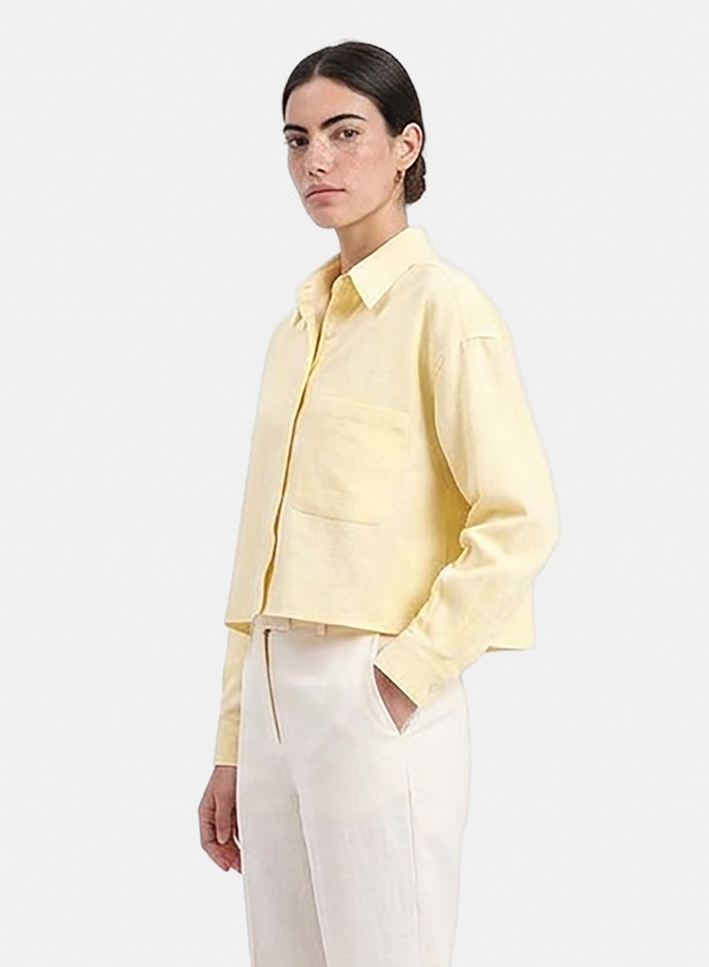 RAVIN Women Self Pattern Long Sleeves Cotton Shirt - Image 4