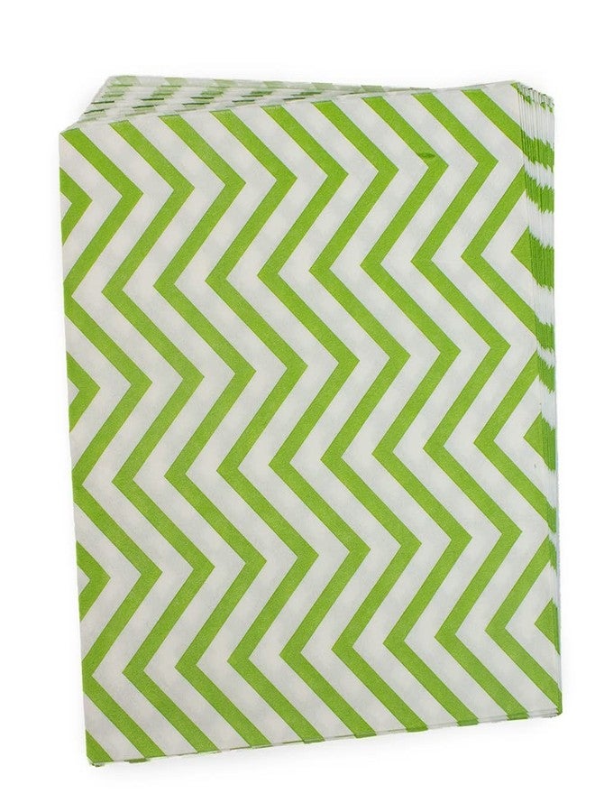 Dulousia Disposable Striped Chevron Polka Dot Green Paper Party Napkins, Beverage Napkin for Kids Birthday Party, Spring Summer Events, Christmas Holiday Celebration, Unfolded 13x13in, 60Ct - Image 4