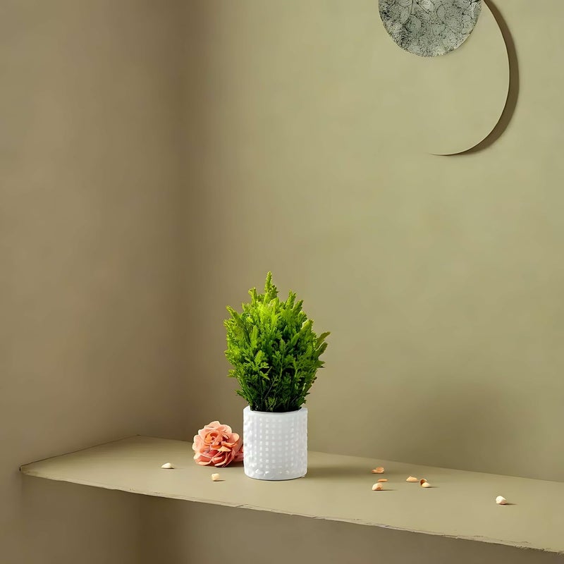 Ostaaent27 Artificial Plants with Pot Showcase Decoration Plants Flowers Fake Plant Artificial Plants for Home Decor Office Gifting Plants Decorative Potted Plants Pack of 3 RVAP18 - Image 3