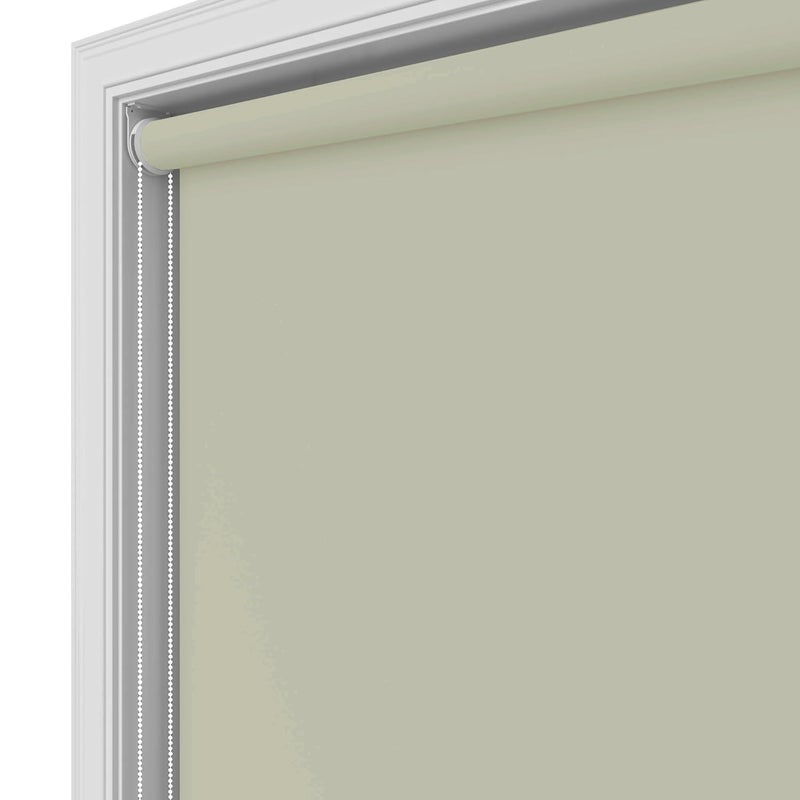 Colornest 100 Blackout Roller Blinds for Windows 39 Inch W X 60 Inch L RollUp Shades Sun UV Protection for Home Office Dark Beige Heavy Duty in 38 MM Pole - Image 2