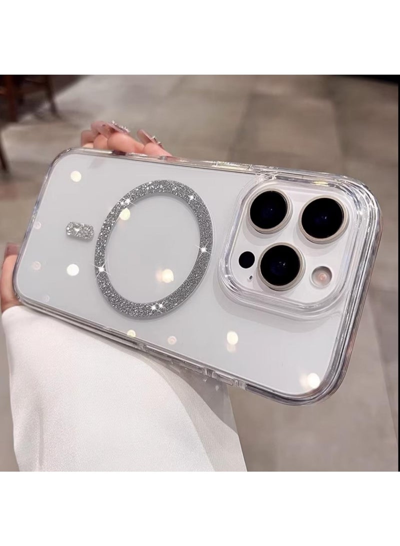 New Case iPhone 15 Pro Max  Magsafe Case Cover ，Strong Magnetic, Military-Grade Drop Protection, Compatible with MagSafe & Magnetic Phone Accessory - Image 2