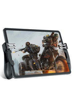 Six Finger Game Joystick for iPad/Tablets Handle Trigger Mobile Game Controller Aim Button L1R1 L2R2 Shooter Gamepad for PUBG/Fornite/Knives Out/Call of Duty