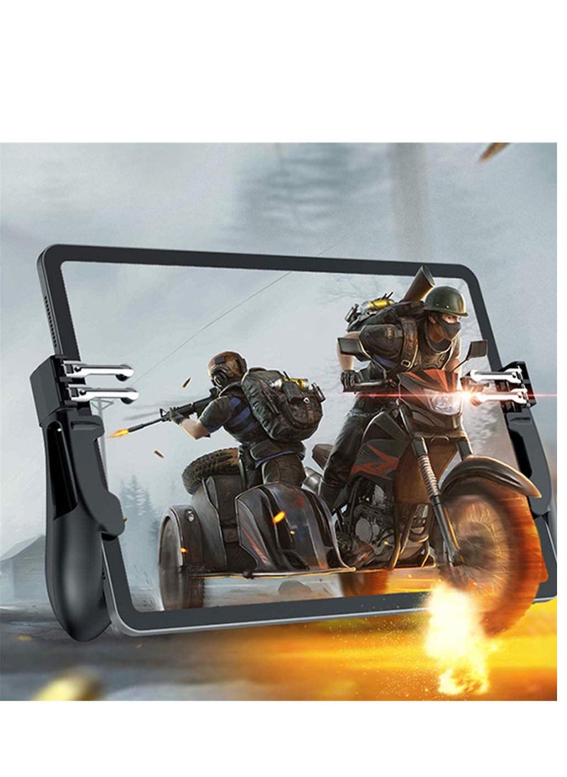 Generic - Six Finger Game Joystick for iPad/Tablets Handle Trigger Mobile Game Controller Aim Button L1R1 L2R2 Shooter Gamepad for PUBG/Fornite/Knives Out/Call of Duty - Image 1