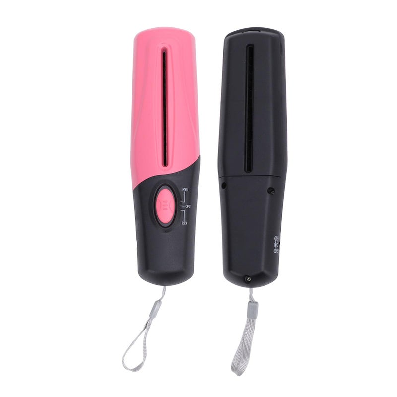 مفرمة ورق محمولة تعمل بالكهرباء عبر USB للمكتب المنزلي، تقوم بتمزيق المستندات والفواتير والإيصالات باللون الوردي - Image 3
