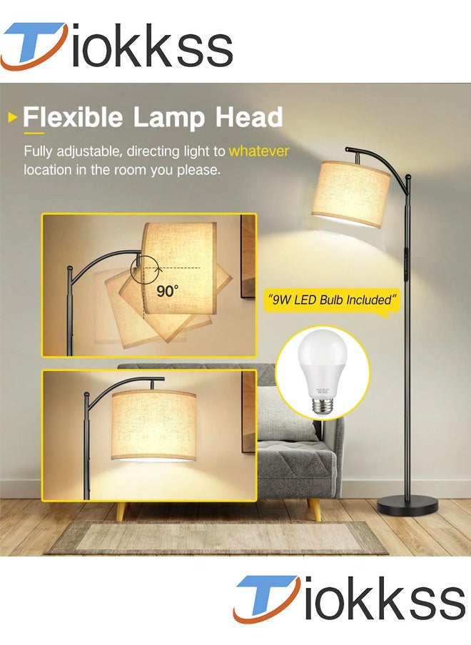 Dimmable Floor Lamp with Touch Control & Remote & App Control, 3000K-6000K Adjustable Color Temperatures, LED Tall Standing Lamp with Beige Lampshade for Living Room, Bedroom, Office - pzsku/Z0B179EA1E11E60D454C7Z/45/_/1732593811/54a5997e-4e68-46e4-b816-b4dc3979eb6c