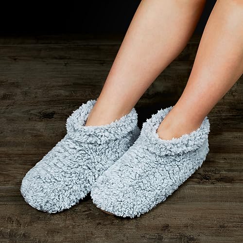 Cozylook Fuzzy Slippers for Women Indoor Soft Sole Slipper Socks with Non Slip Grippers Warm Fluffy Size 9-10 - Image 2