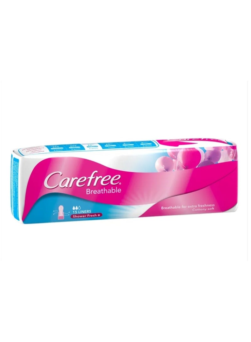 Carefree Breathable 15LINERS Shower Fresh - Image 3