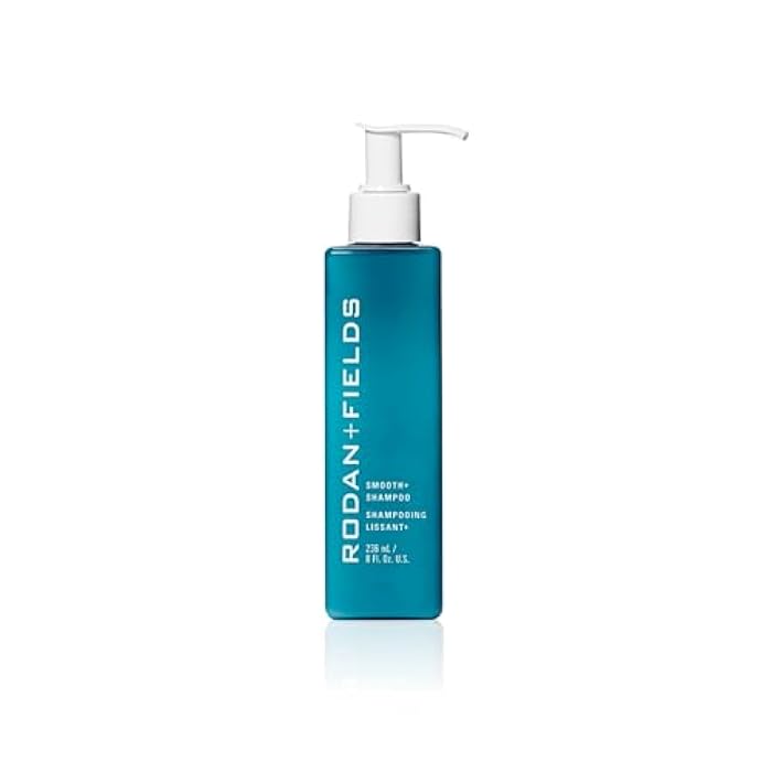 Rodan Fields RODAN + FIELDS SMOOTH+ Shampoo | 8 fl oz | Sulfate Free Shampoo | Safe for Color Treated Hair | Anti Frizz & Scalp Health | Infused with Amino Acids & Rambutan Seeds | Water Lily & Sandalwood Scent - Image 1