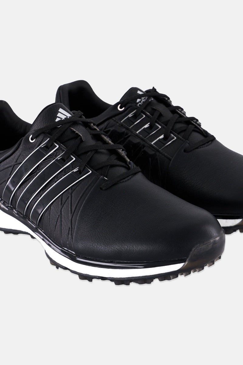 Adidas أحذية جولف نسائية متوسطة Tour360 بدون مسامير، سوداء - Image 3