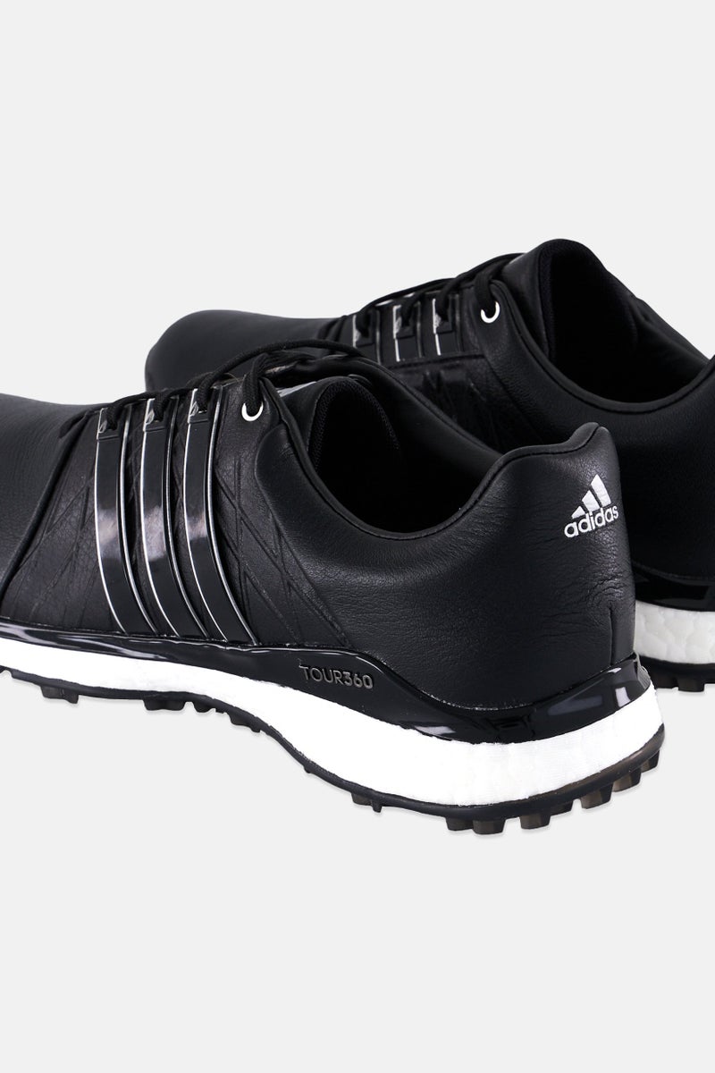 Adidas أحذية جولف نسائية متوسطة Tour360 بدون مسامير، سوداء - Image 2