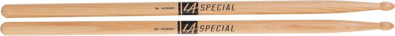 promark LA Specials Drum Sticks - 5A Drumsticks - Drum Sticks Set for Acoustic Drums or Electronic Drums - Oval Wood Tip - Hickory Drum Sticks - Consistent Weight and Pitch - 3 Pairs - Image 2