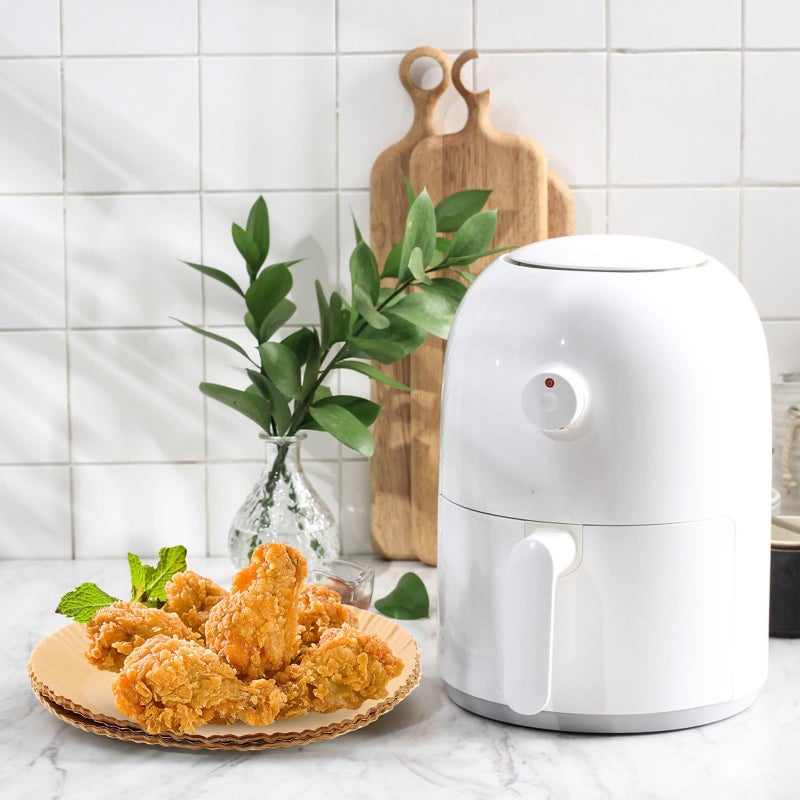 Unbleached Non Stick Air Fryer Paper Liners 20cm 100 Pads Disposable Parchment Baking Sheets - Image 5