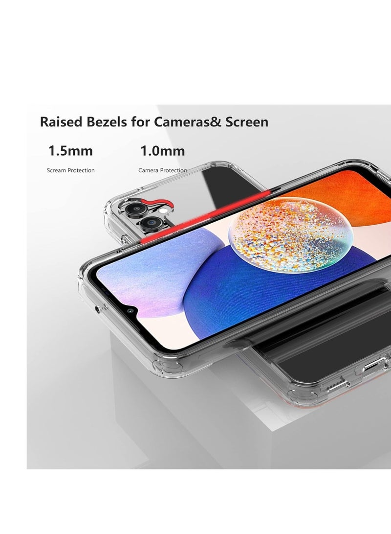 حافظة متوافقة مع حافظة سامسونج جالاكسي A24 ​​4G / 5G حافظة من جل البولي يوريثان الحراري الناعم والشفاف والشفاف لحماية الكاميرا من السيليكون المرن ومضادة للخدش وغطاء شفاف من البولي يوريثان الحراري - شفاف - Image 2