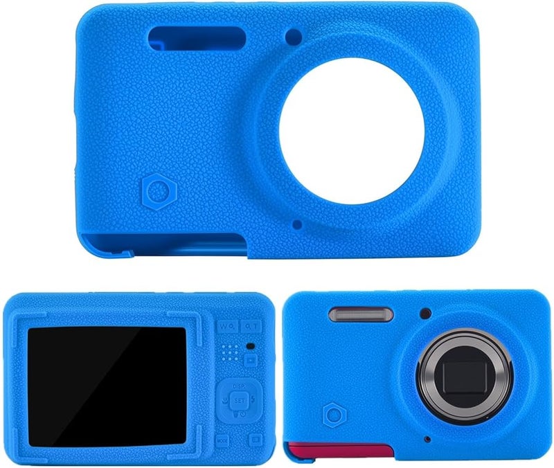 غطاء حامي من السيليكون الأحمر لكاميرا كوداك بيكسبرو FZ55 الرقمية - مقاوم للخدوش وقابل للغسل - Image 4