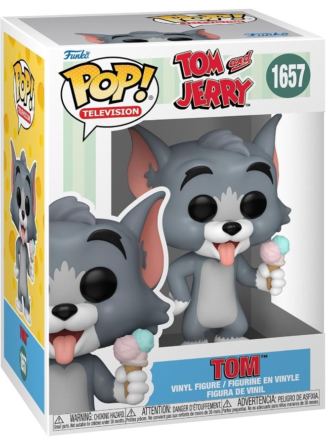 Funko Funko POP! Television Tom & Jerry Tom with Ice Cream Vinyl Figure (9.91 cm)  - Image 1