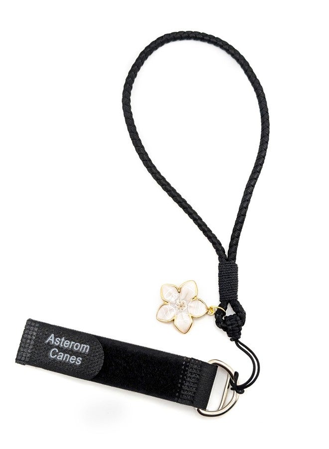 Asterom Cane Strap for Women, Walking Cane Accessories - Fashionable Cane Wrist Strap Black - Image 4