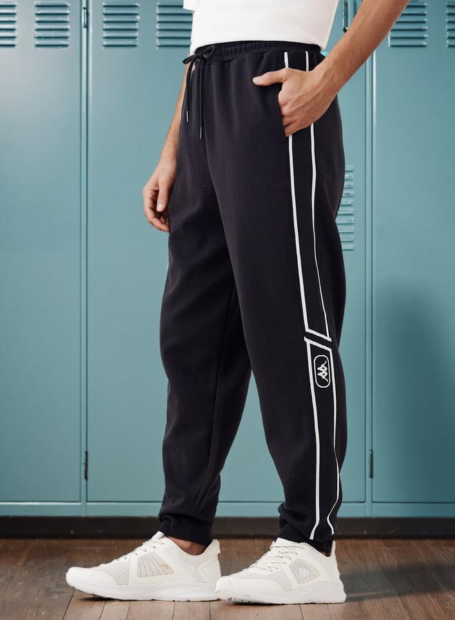 كابا بنطلون رياضي بطبعة شعار كابا مع رباط - Image 1