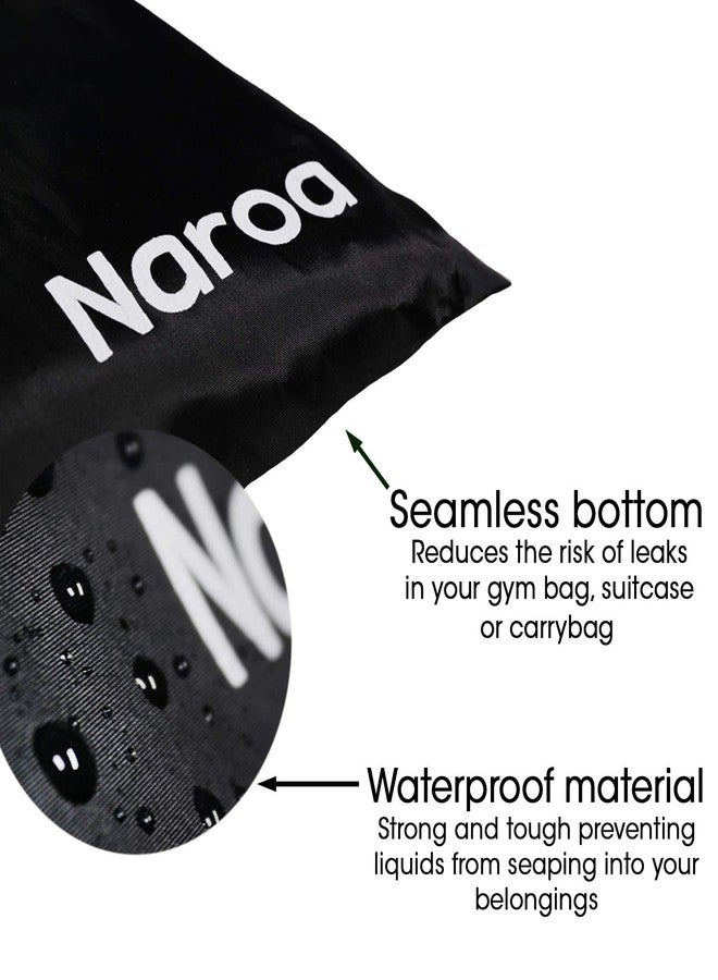 Naroa Waterproof Multifunctional Toiletry Shower Bag for Gym, Travel, Business and Foldable Portable Hanging Bathroom Mesh Caddy with Wet & Dry Storage Suction Hook Tote for Men Women - Image 3