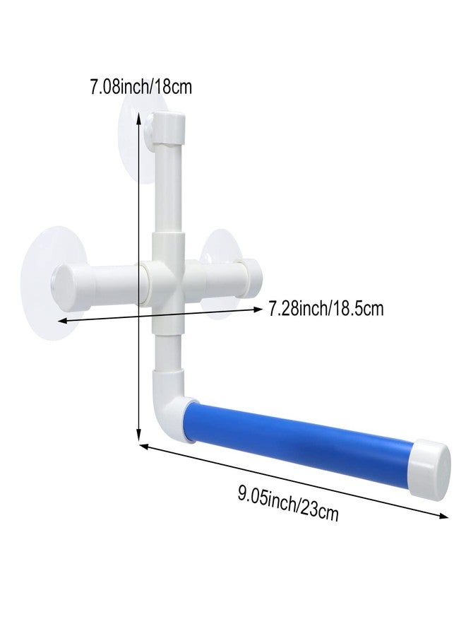 Litewoo Bird Shower Perch with Suction Cup Parrot Window Wall Stand Bath Toys (1 Sticks) - Image 2