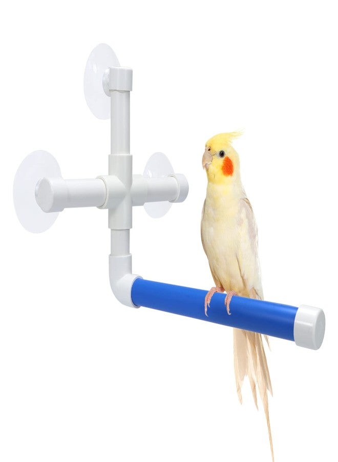 Litewoo Bird Shower Perch with Suction Cup Parrot Window Wall Stand Bath Toys (1 Sticks) - Image 5