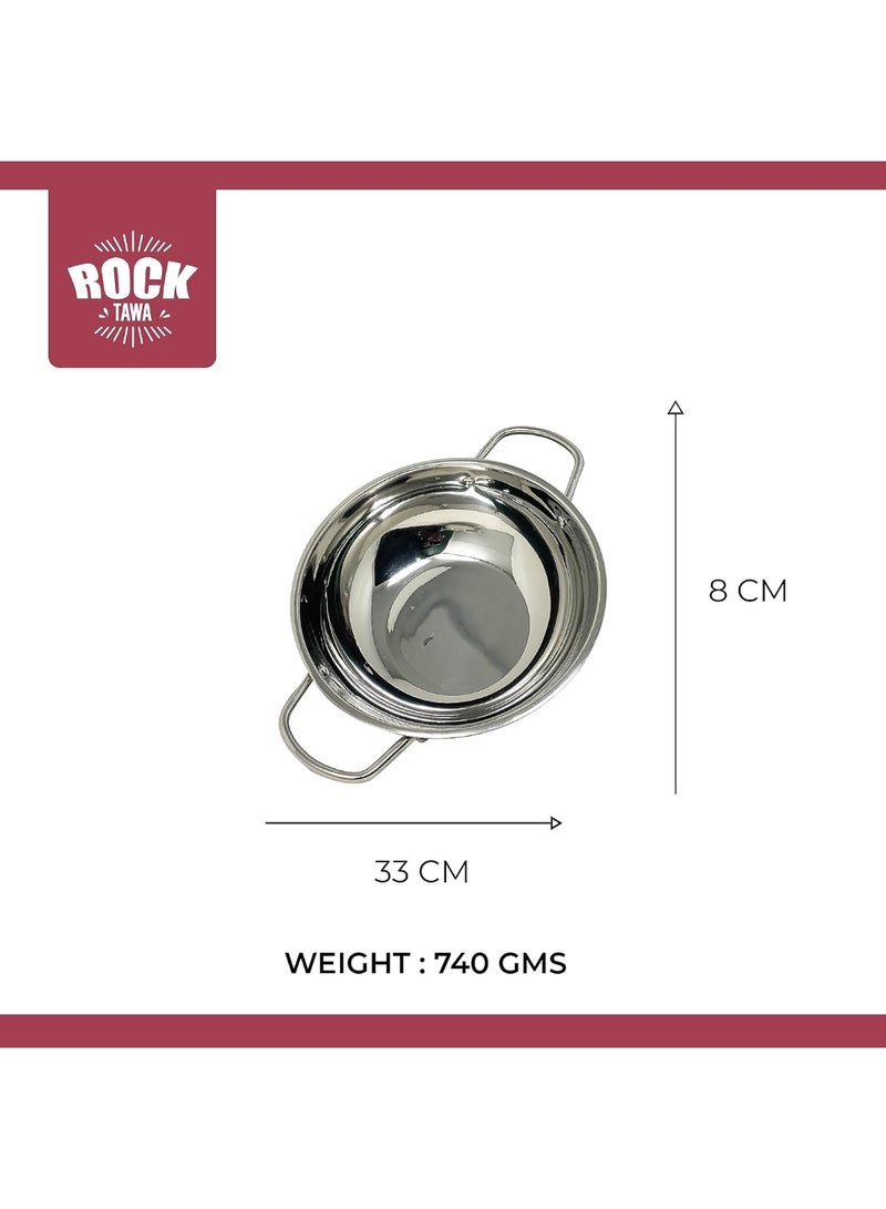 Rock Tawa روك تاوا من الفولاذ المقاوم للصدأ كاداي/كاداي| 2500 مل - Image 3
