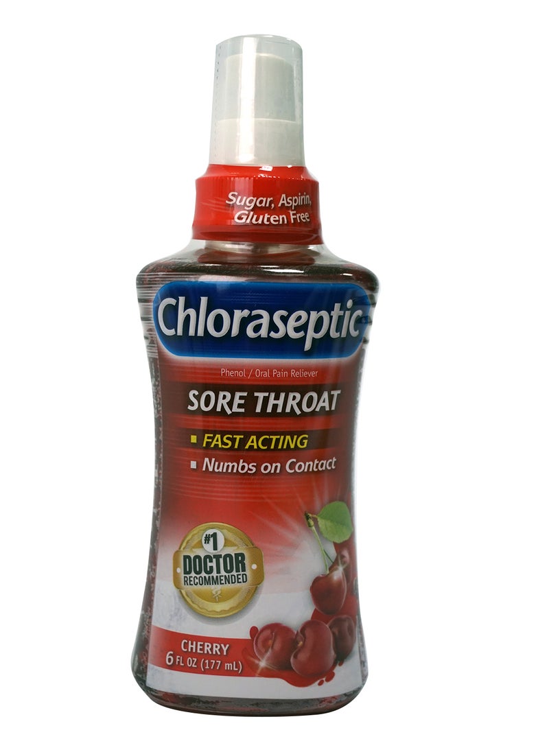 Chloraseptic Sore Throat Cherry Spray -177Ml  - Image 1