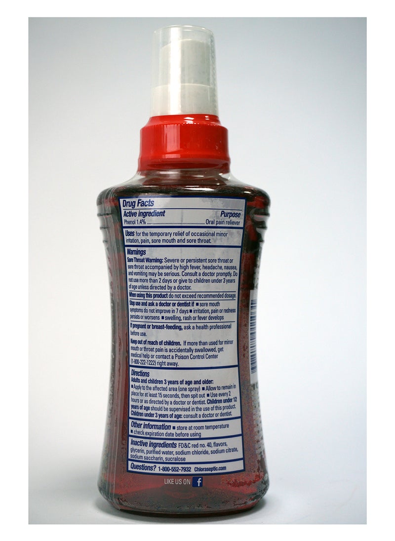 Chloraseptic Sore Throat Cherry Spray -177Ml  - Image 2