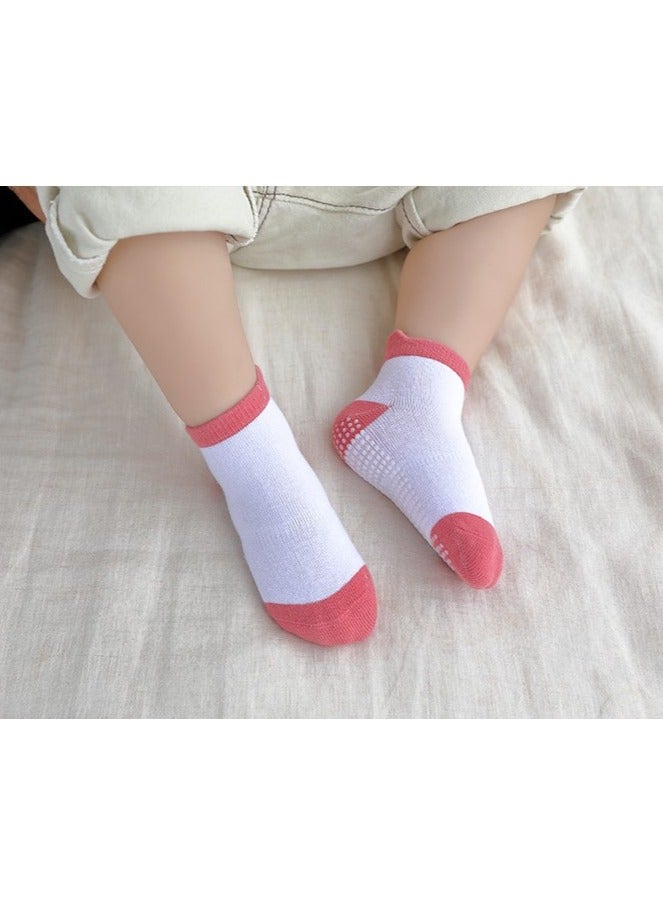 bellanina Eco-Friendly Non-Slip Toddler Socks with Grips – Set of 5 pcs for Safe and Comfortable Walking - Image 5
