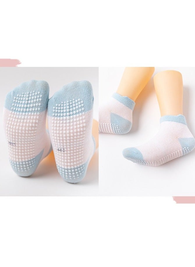 bellanina Eco-Friendly Non-Slip Toddler Socks with Grips – Set of 5 pcs for Safe and Comfortable Walking - Image 4