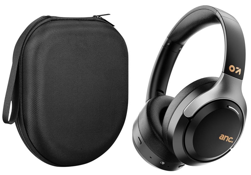 VERTUS® Headphone Protective Storage Case Cover for GOBOULT Newly Launched Anchor Bluetooth Wireless Over Ear Headphones (Hard Shell|EVA|Black) - Image 1