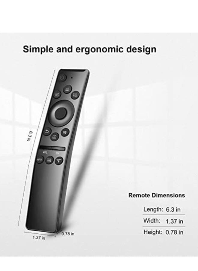 Zaboon Universal Remote-Control For Samsung Smart-Tv Remote-Replacement Of Hdtv 4K Uhd Curved Qled And More Tvs With Netflix Prime-Video Buttons - Image 2